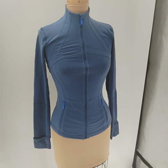 LULULEMON DEFINE JACKET NULU~SHADE~GOLD ZIPPER Size 4 - Picture 3 of 14